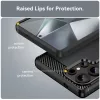 Techsuit - Carbon szilikon tok - Samsung Galaxy S25 Ultra - Fekete