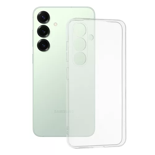 Techsuit - Clear Silicone - Samsung Galaxy S25 Plus - Átlátszó tok