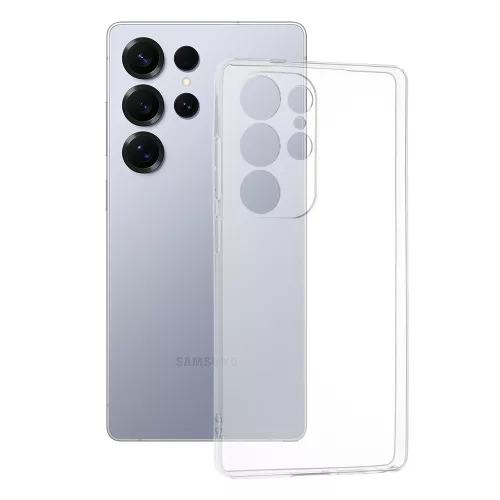 Techsuit - Clear Silicone - Samsung Galaxy S25 Ultra - Átlátszó tok