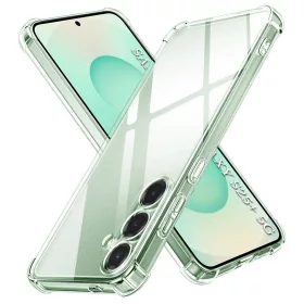   Techsuit - Shockproof Átlátszó Ütésálló Szilikon tok - Samsung Galaxy S25 Plus - Átlátszó
