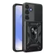 Techsuit - CamShield ütésálló tok - Samsung Galaxy S25 - Fekete
