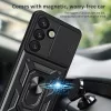 Techsuit - CamShield ütésálló tok - Samsung Galaxy S25 - Fekete