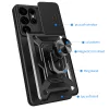 Techsuit - CamShield ütésálló tok - Samsung Galaxy S25 Ultra - Fekete
