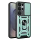 Techsuit - CamShield ütésálló tok - Samsung Galaxy S25 Ultra - Zöld
