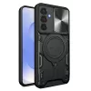 Techsuit - CamGuard Pro tok ütésálló tok - Samsung Galaxy S25 - Fekete