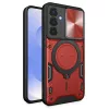 Techsuit - CamGuard Pro tok ütésálló tok - Samsung Galaxy S25 - Piros