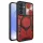 Techsuit - CamGuard Pro tok ütésálló tok - Samsung Galaxy S25 - Piros