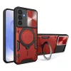 Techsuit - CamGuard Pro tok ütésálló tok - Samsung Galaxy S25 - Piros