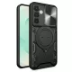 Techsuit - CamGuard Pro tok ütésálló tok - Samsung Galaxy S25 Plus - Fekete