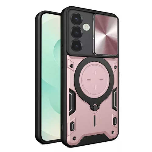 Techsuit - CamGuard Pro tok ütésálló tok - Samsung Galaxy S25 Plus - Rosegold