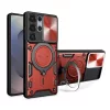 Techsuit - CamGuard Pro ütésálló tok - Samsung Galaxy S25 Ultra - Piros
