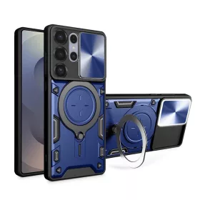   Techsuit - CamGuard Pro ütésálló tok - Samsung Galaxy S25 Ultra - Kék
