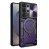 Techsuit - CamGuard Pro tok ütésálló tok - Samsung Galaxy S25 Ultra - Lila