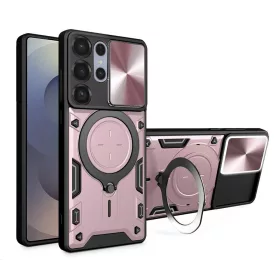   Techsuit - CamGuard Pro ütésálló tok - Samsung Galaxy S25 Ultra - Rosegold