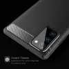 Techsuit - Carbon szilikon tok - Samsung Galaxy Note 20 / Note 20 5G - Fekete