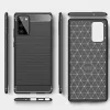 Techsuit - Carbon szilikon tok - Samsung Galaxy Note 20 / Note 20 5G - Fekete