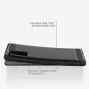 Techsuit - Carbon szilikon tok - Samsung Galaxy Note 20 / Note 20 5G - Fekete