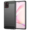 Techsuit - Carbon szilikon tok - Samsung Galaxy Note 10 Lite - Fekete
