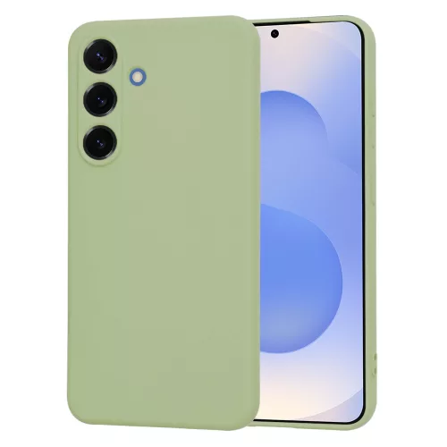 Techsuit - SoftFlex szilikon tok - Samsung Galaxy S25 - Matcha zöld