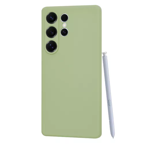 Techsuit - SoftFlex szilikon tok - Samsung Galaxy S25 Ultra - Matcha zöld