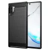 Techsuit - Carbon szilikon tok - Samsung Galaxy Note 10 Plus 4G / Note 10 Plus 5G - Fekete