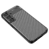 Techsuit - CarbonFiber szilikon tok - Samsung Galaxy S25 - Fekete