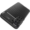 Techsuit - CarbonFiber szilikon tok - Samsung Galaxy S25 - Fekete