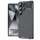 Techsuit - CarbonFiber szilikon tok - Samsung Galaxy S25 Ultra - Fekete