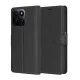 Techsuit - Leather Folio kinyitható tok - Honor 200 Smart / X7c - Fekete