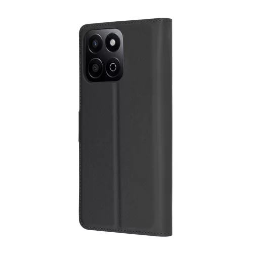 Techsuit - Leather Folio kinyitható tok - Honor 200 Smart / X7c - Fekete