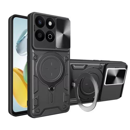 Techsuit - CamGuard Pro ütésálló tok - Honor 200 Smart / X7c - Fekete