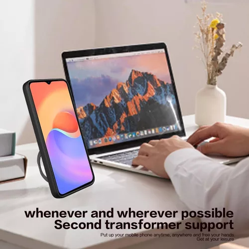 Techsuit - CamGuard Pro ütésálló tok - Honor 200 Smart / X7c - Fekete