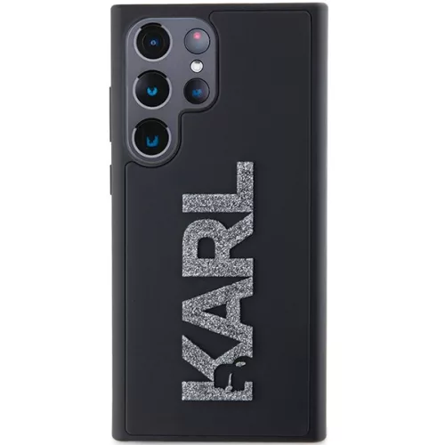 Karl Lagerfeld - 3D Design (KLHCS24L3DMBKCK) - Samsung Galaxy S24 Ultra - Rubber Glitter Logo