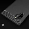 Techsuit - Carbon szilikon tok - Samsung Galaxy Note 10 Plus 4G / Note 10 Plus 5G - Fekete