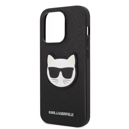 Karl Lagerfeld - Saffiano (KLHCP14LSAPCHK) - iPhone 14 Pro - Choupette Head