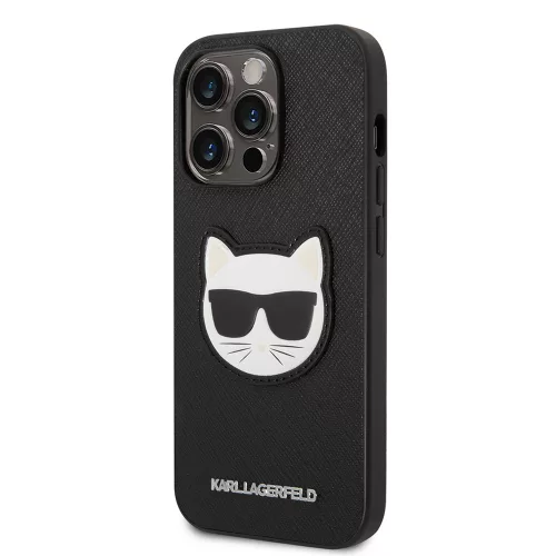 Karl Lagerfeld - Saffiano (KLHCP14LSAPCHK) - iPhone 14 Pro - Choupette Head