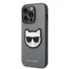 Karl Lagerfeld - Saffiano (KLHCP14LSAPCHG) - iPhone 14 Pro - Silver Choupette Head