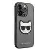 Karl Lagerfeld - Saffiano (KLHCP14LSAPCHG) - iPhone 14 Pro - Silver Choupette Head