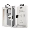 Karl Lagerfeld - Saffiano (KLHCP14LSAPKHG) - iPhone 14 Pro - Silver Karl's Head