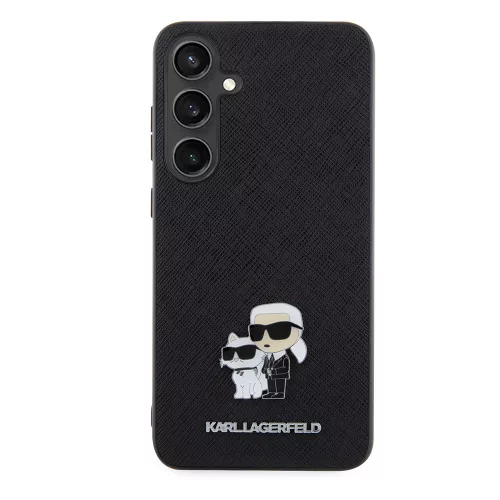 Karl Lagerfeld - Saffiano (KLHCS24MPSAKCMPK) - Samsung Galaxy S24 Plus - Karl&Choupette Metal Pin