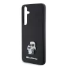 Karl Lagerfeld - Saffiano (KLHCS24MPSAKCMPK) - Samsung Galaxy S24 Plus - Karl&Choupette Metal Pin
