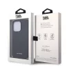 Karl Lagerfeld - Saffiano Monogram Chain (KLHCP14LSACKLHPK) - iPhone 14 Pro - Black