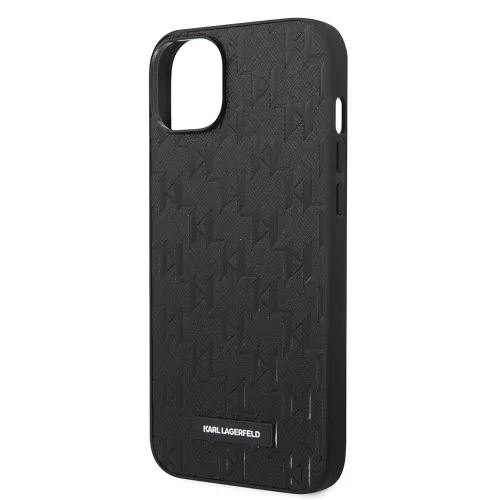Karl Lagerfeld - Saffiano (KLHCP14MSAKLHPK) - iPhone 14 Plus - Mono Metal Logo