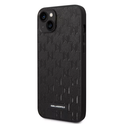 Karl Lagerfeld - Saffiano (KLHCP14MSAKLHPK) - iPhone 14 Plus - Mono Metal Logo
