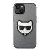 Karl Lagerfeld - Saffiano (KLHCP14MSAPCHG) - iPhone 14 Plus - Silver Choupette Head