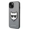 Karl Lagerfeld - Saffiano (KLHCP14MSAPCHG) - iPhone 14 Plus - Silver Choupette Head