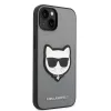 Karl Lagerfeld - Saffiano (KLHCP14MSAPCHG) - iPhone 14 Plus - Silver Choupette Head