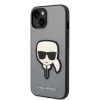 Karl Lagerfeld - Saffiano (KLHCP14MSAPKHG) - iPhone 14 Plus - Silver Karl's Head