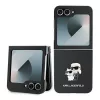Karl Lagerfeld - Saffiano (KLHCZF6SAPKCNPK) - Samsung Galaxy Z Flip6 / Flip7 FE - Karl&Choupette Metal Pin