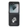 Karl Lagerfeld - Saffiano (KLHCZF6SAPKCNPK) - Samsung Galaxy Z Flip6 / Flip7 FE - Karl&Choupette Metal Pin
